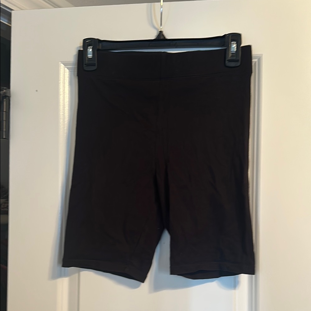 Women's Black Biker Shorts
